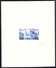 A.O.F. - AFRIQUE OCCIDENTALE - N°PA 10 - TCHAD AU RHIN - EPREUVE BLEUE STRASBOURG PROVENANT DU LIVRE - SIGNEE. "RR". - Autres & Non Classés