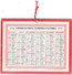 CALENDRIER CARTONNE 1954 IMPRIMEUR OBERTHUR - Petit Format : 1941-60