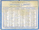 CALENDRIER CARTONNE 1969 JOUANNET ET MAYET - Petit Format : 1961-70