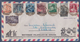 = Série 8 Timbres Espagne 1963 Sur Enveloppe - Gebruikt