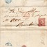 Año 1856 Edifil 48 4c Sello Isabel II Carta Mataro A Barcelona   Matasellos Rejilla Y  Rojo Mataro - Cartas & Documentos