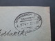 Deutsches Reich 1937 Frei Durch Ablösung Reich. Reichsbahn Kraftwerk Mittelsteine. Bahnpost Dittersbach - Glatz - Lettres & Documents