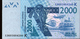 ÉTATS D´AFRIQUE DE L´OUEST 2000 Francs 2003 (lettre K: Sénégal) , Verso Poisson, Neuf, UNC - États D'Afrique De L'Ouest