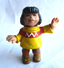 Figurine BIBIFOC SCHLEICH 1985 - AURA Ou AYMA PULL JAUNE (2) - Autres & Non Classés