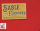 Sablé Des Flandres Biscuits GESLOT VOREUX  Lille Imp DANEL Calendrier Jeune Femme Pâtisserie 1906 - Petit Format : 1901-20