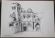 ISRAEL HOLY LAND DRAWING ILLUSTRATION PAINTING TERRE SAINTE RAPHY MAYMON CHURCH SEPULCRE PICTURE 23 X 30 POSTCARD PHOTO - Israel