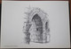 HOLY LAND DRAWING ISRAEL POSTCARD PICTURE PAINTING TERRE SAINTE RAPHY ECCE HOMO CHAPEL CHAPELLE JERUSALEM EGLISE 23 X 30 - Israel