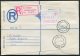 1986 South Africa. Set Of 10 Registered White Paper Frama (P.002-11) Covers - Automatenmarken (Frama)