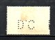 XP1861 - FRANCIA 1936 Unificato N. 318  Usato. JAURES . Perfin D.C - Used Stamps