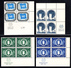 United Nations NY MNH Collection Of 37 Different Corner Blocks Of 4 1950s Issues - Verzamelingen & Reeksen