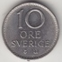 @Y@    Zweden   10  Ore  1967      (4483) - Zweden