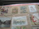 Delcampe - EAlbum Around 1890, 100rds Litho Advertising Cards, Some Compl. Sets, Hundreds Of Trade Cards : Hunley & Palmer, Suchard - Suchard