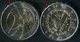 003 SLOVAKIA-Slowakei 2x2 Pcs Euro Commemorative Coins-Visegrad Group-the 20th Anniversary 2 Version A+B UNC 2011 - Eslovaquia