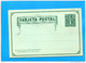 MARCOPHILIE -CHILI-Tarjeta Postal-carte Entier Postal  1 Cent-colon -verte-années 1890-1900 Neuve - Chile