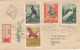 Hongrie - Lettre/Oiseaux Divers, Année 1959, Y.T. 1287/1294 Deux Enveloppes - Brieven En Documenten