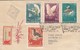 Hongrie - Lettre/Oiseaux Divers, Année 1959, Y.T. 1287/1294 Deux Enveloppes - Brieven En Documenten