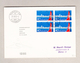 Schweiz Luftpost Zürich 29.8.1953 FDC Brief Mit Zu#313 Viererblock - Sonstige & Ohne Zuordnung