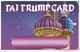 Trump Taj Mahal Casino Atlantic City NJ - Slot Card  (BLANK) - Casino Cards