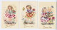 D155-LOT DE 6 CARTES BONNE FETE-GARCONNETS-FILLETTES - Autres & Non Classés