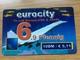 Euro City - 10 DM Concorde Airplane - Overprint 6,9 Pfennig   - Little Printed  -   Used Condition - [2] Mobile Phones, Refills And Prepaid Cards