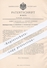 Original Patent - A. Rauscher , J. Schilhan , Székesfehérvàr , Ungarn , 1897 , Fenster , Schiebefenster An Eisenbahnen ! - Historische Dokumente