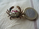 Bijou Ancien D'enfant - Petite Broche - "Crabe" - Très Mignon - Avec Fermoir à L'ancienne - Broches