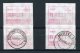 1990 South Africa Frama P002 + P017 Potchefstroom, Auckland Park Covers (2) Mint &amp; Used - Viñetas De Franqueo (Frama)