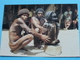 DANI PEOPLE WITH ANCESTORS MUMMY, BALIEM VALLEY - IRIAN JAYA () Anno 19?? ( Details Zie Foto´s ) !! - Indonésie