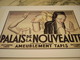 ANCIEN PUBLICITE ART DECO DE J.DUPAS MAGASIN AMEUBLEMENT TAPIS PALAIS DE LA NOUVEAUTE 1925 - Autres & Non Classés