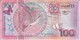 BILLETE DE SURINAM DE 100 GULDEN COLIBRI-BIRD-PAJARO (BANKNOTE) - Surinam