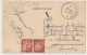 1936. TAXE 60C MALESHERBES Loiret Sur CP BELGE NIEUPORT. Mention "Les Timbres Apposés Au Recto Ne Sont Pas Valables..." - 1859-1959 Lettres & Documents