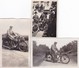 3  PHOTOS   MOTO  TRIUMPH  550  Type  H  -  ANNEES    . - Other & Unclassified