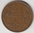 @Y@    Nederlandse Antillen   2 1/2  Cent  1959 ( 4576 ) - Antilles Néerlandaises