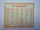 PETIT CALENDRIER  PUB  " LA KABILINE "  1949    (format  8,2 X 6,8cm) - Petit Format : 1921-40