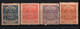 OCEANIE SAMOA 1877 TIMBRES SAMOA EXPRESS  3, 6 é 9 PENCE And 1 PENNY CHARNIERE - Samoa