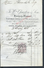FACTURE DE 1876 SUR VIEUX TIMBRE CHURTONS SHIRT MAKERS À LONDON ROYAUME UNI : - Royaume-Uni