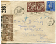 ALGERIE LETTRE CENSUREE DEPART WEST KIRBY 30 DEC 1943 CHESHIRE TAXEE A L'ARRIVEE EN ALGERIE - Lettres & Documents