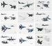 24 Postcards Of  Plane Military Aircraft  Fight Planes  , Postkarte Carte Postale - Autres & Non Classés