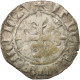 Monnaie, France, Charles VI, Florette, Troyes, TB+, Billon, Duplessy:405C - 1380-1422 Charles VI The Beloved