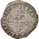 Monnaie, France, Charles VI, Florette, Paris, TB+, Billon, Duplessy:387A - 1380-1422 Charles VI Le Fol