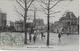 MAISONS LAFFITTE - RUE DE LA MUETTE ANIMEE RARE CARTE PHOTO émail Breger Edit.Merle Tabac 1900/1910 - Maisons-Laffitte