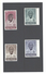 INDIA, "MOHANDAS K. GANDHI 1948, #203 - 206 MNH - Ungebraucht