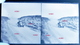 Quatre Plaques Steréoscopiques 13x7 - Routes Et Paysages Entre Espagne Et Pays Basque + Automobile (513-2, E1) - Diapositiva Su Vetro