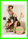 PIN-UPS, FEMME - GIL ELVGREN, SITTING PRETTY, LOLA, 1955 - BROWN &amp; BIGELOW INC - BENEDIKT TASCHEN, COLOGNE, AL. - - Pin-Ups