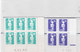 France: 10 Timbres  Neufs Marianne De Briat + Numéros - Recto/verso N°3 - 1990-1999