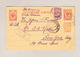 Russland Ganzsache 3 K Mit 1 Und 3K Zusatz 21.10.1917 Nach New-York - Lettres & Documents