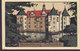 Germany Deutsches Reich PPC Glücksburg Schloss FLENSBURG 1928 3-Stripe V. Schiller (2 Scans) - Gluecksburg