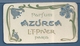 CALENDRIER 1904 - PARFUM AZUREA  L.T.PIVER PARIS - Petit Format : 1901-20