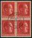 1938, 49. Geburtstag Im Zentrisch Gestempelten Viererblock. - Used Stamps