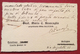 BIGLIETTO DA VISITA PROF.MARIA C.BRASCAGLIA BOLOGNA  11/8/1937 Manoscritto Autografo - Visitekaartjes